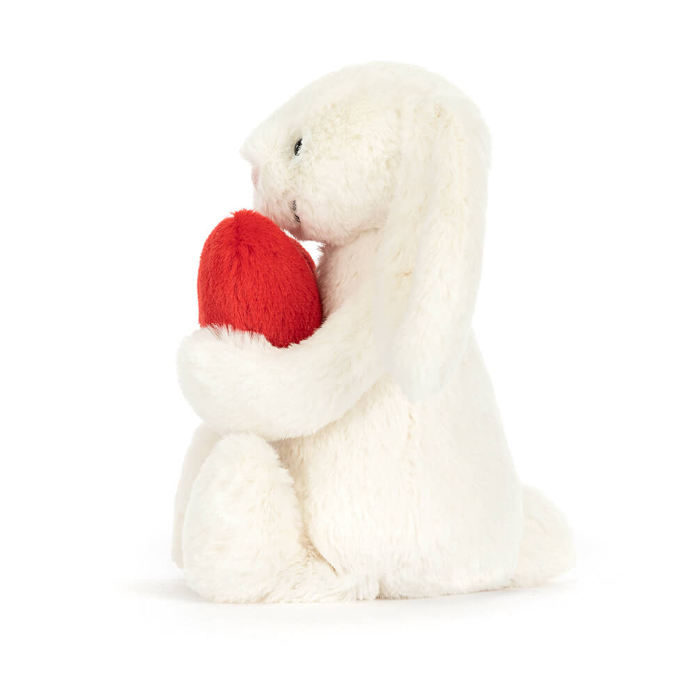 Bashful Red Love Heart Bunny Original, View 2