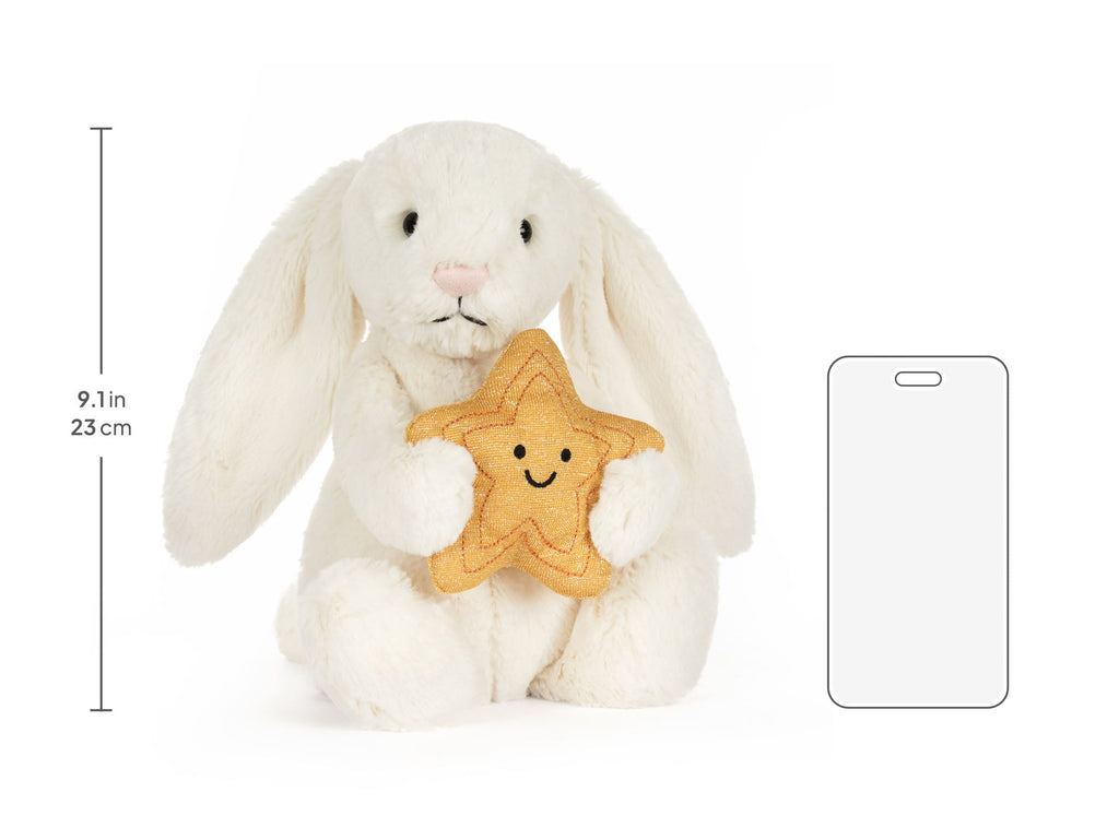 Cream Bunny with Star, size chart