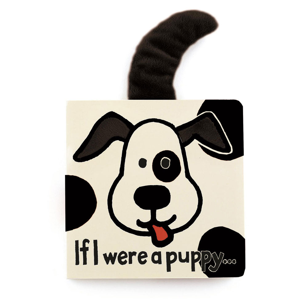 If I Were A Puppy Book and Bashful Black & Cream Puppy, View 2