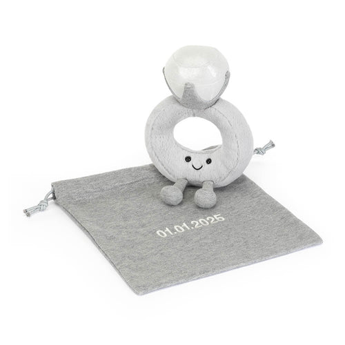 Amuseable Diamond Ring with Personalised Bag, View 7