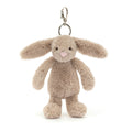 Bashful Beige Bunny Bag Charm, Main View