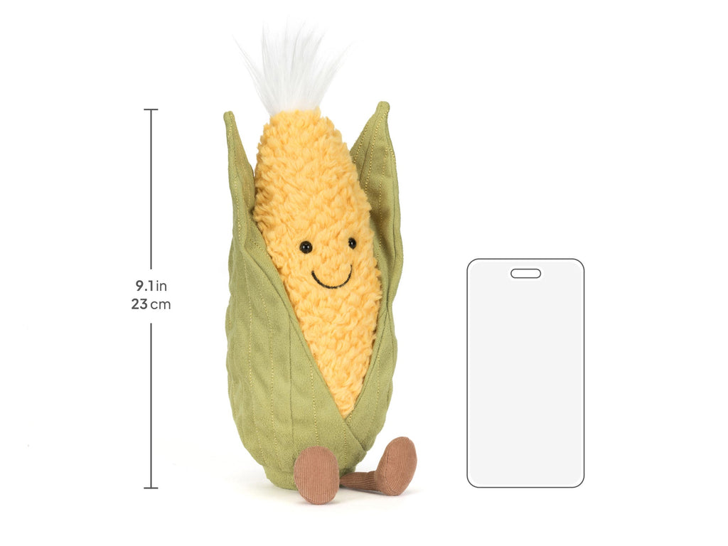 Amuseables Sweetcorn, size chart