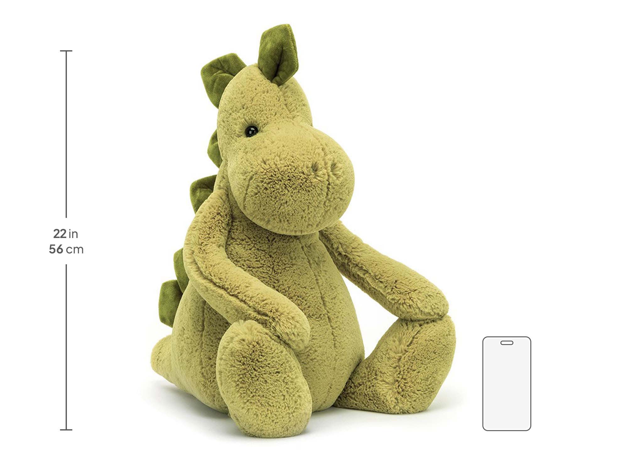 Bashful Dino Really Big, size chart