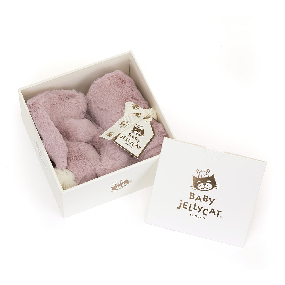 Personalised Bashful Luxe Bunny Rosa Soother, View 5